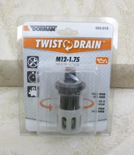 Dorman 092-018 EZ Drain Engine Oil Drain Plug: M12-1.75 Thread, 21 mm Head