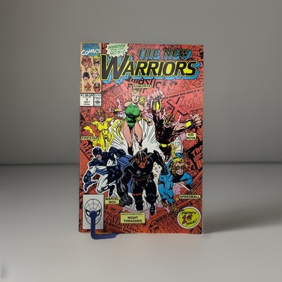 The New Warriors#1 1st Team Appearance 1st Printing Marvel 1990 VF
