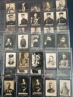 cigarette cards 40 cards military mix Ogden's 1900s