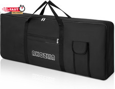 AKOZLIN 61 Keys Portable Padded Keyboard Case,Dimension 40"X6"X16", Electric Pia