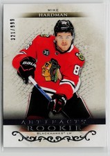 Mike Hardman Rookie #/999 - 2021-22 UD Artifacts #RED187 Chicago Blackhawks