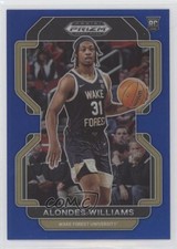 2022-23 Panini Prizm Draft Picks Blue Prizm 59/199 Alondes Williams #97 uk2