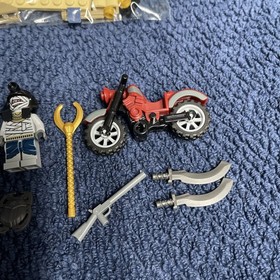 LEGO Pharaoh&rsquo;s Quest 7306 Golden Staff Guardians 100% Complete Good Shape