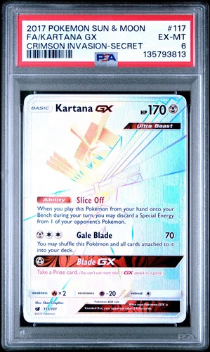 Kartana-GX graded PSA 6 for sale on eBay