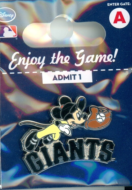Giants Disney Pin Choice San Francisco SF Minnie Mickey Mouse