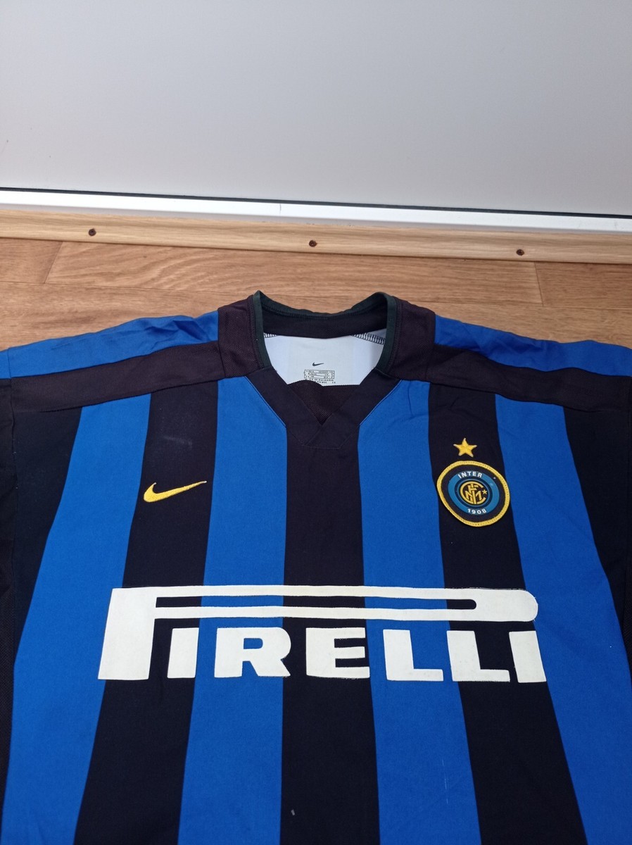 NIKE 02-03 INTER MILAN ブルガリア製 ホーム ユニフォーム Nike 2002-03 INTER MILAN SHIRT TRIKOT XL | eBay
