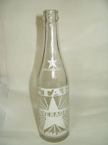 VINTAGE STAR SODA BOTTLE