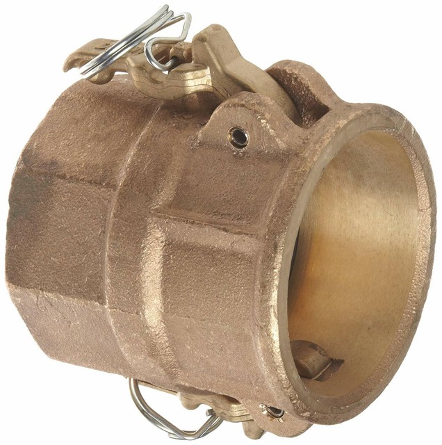 Dixon BD250 Brass BossLock Type D Cam and Groove Hose Fitting, 21/2