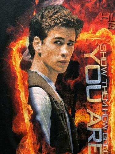 The Hunger Games Gale Show Them How Good You Are Juniors Black T-Shirt Sz Large - Picture 3 of 8