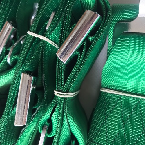 Arnés de cinturón de seguridad de coche de carreras de liberación rápida Camlock verde universal de 4 puntos 3" W - Imagen 5 de 11