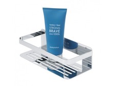 TIGER Schwammkorb CADDY Seifenkorb Seifenablage 24 cm gerade Edelstahl poliert