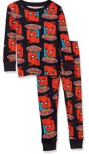 New Spiderman 12M Boys Red Spiderman 2pc Pajama PJ Set Long Sleeve Top  Pants