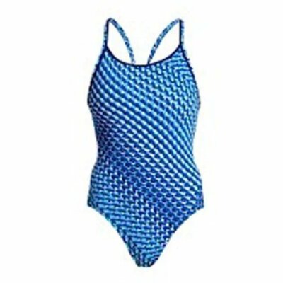 Funkita Vapour Scale Diamond Back Ladies Swimwear - Swimming Training Beachwear