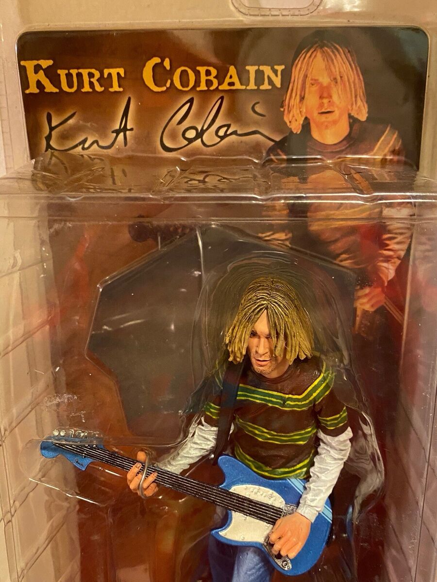 NECA Kurt Cobain 7'' Action Figure with Skyblue Guitar NECA Kurt Cobain 7'' Action Figure with Skyblue Guitar
