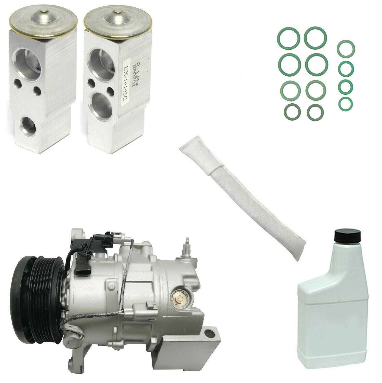 RYC Remanufactured Complete AC Compressor Kit GG371 Fits Lexus GS300 ...