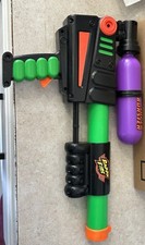 Vintage 1993 Rappn Fire Super Burster Plastic Gun Purple Tank