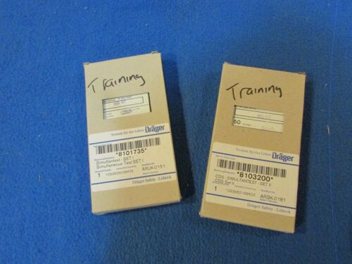 LOT of 2 DRAGER CDS-Simultaneous Test-Kit #1, and 5 Gas marked training - Afbeelding 1 van 6