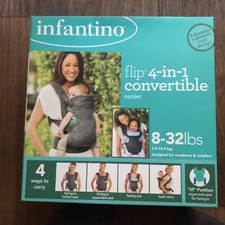 Infantino Flip Advanced 4-in-1 Convertible Carrier Gray