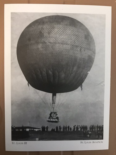 POSTCARD MISSOURI, ST. LOUIS- ST LOUIS AVIATION, ST LOUIS III LIFTOFF ...
