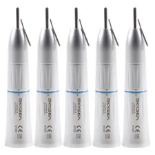 5PCS Dental Low Speed Straight Handpiece Nosecone External &Inner water fit KaVo
