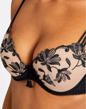 Soutien-gorge Push-up Aubade Magic Blossom - Rouge Passion, Bonnet A, Armatures - Neuf Avec étiquettes