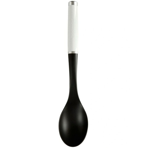 3x KitchenAid Basting Spoon Nylon/Plastic Kitchen Cooking Utensil 13cm White - Picture 2 of 2