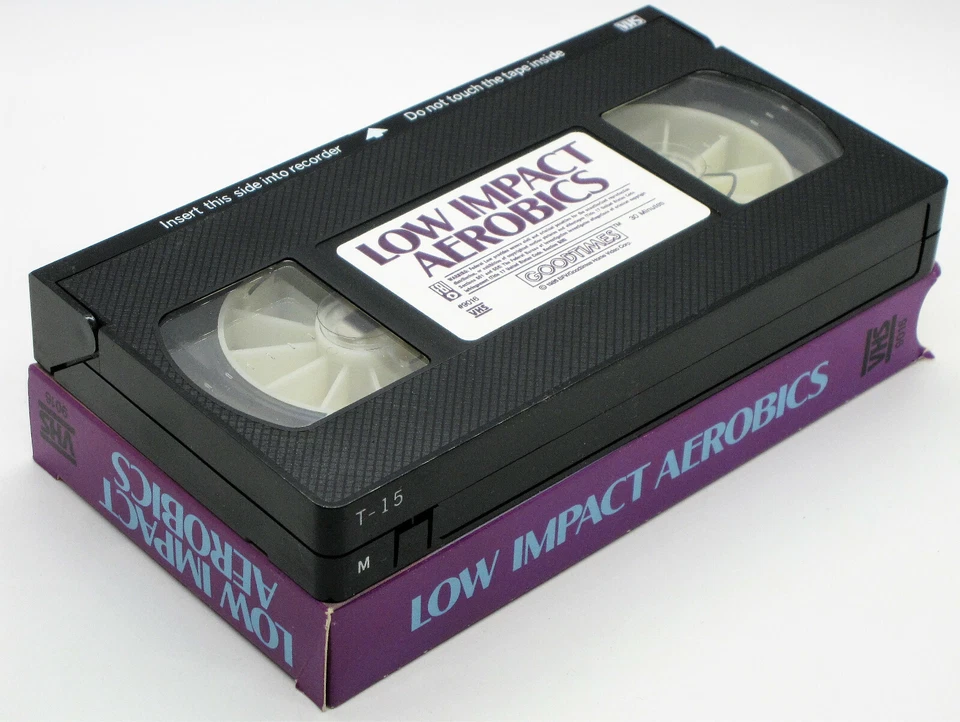 LOW IMPACT AEROBICS VHS 1986 Home Exercise Outdoors Workout Women 1980's Fashion Foto 4 de 4