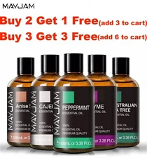 MAYJAM 100 mL Essential Oils 100% Pure & Natural Therapeutic Grade Aromatherapy