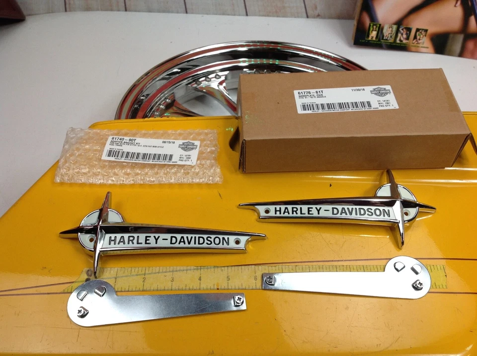 🔥正品哈雷复古风格油箱徽章旅游软尾 Dyna — 第 2/4 张图片