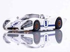 AFX HO Scale Mega G+ GT40 Mark IV #9 White Slot Race Car AFX22078