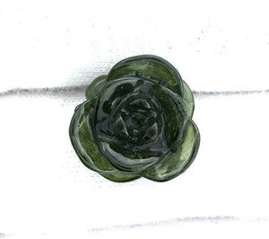 17 13 克拉雕刻天然绿色巴西碧玺花宝石宝石 Ebay