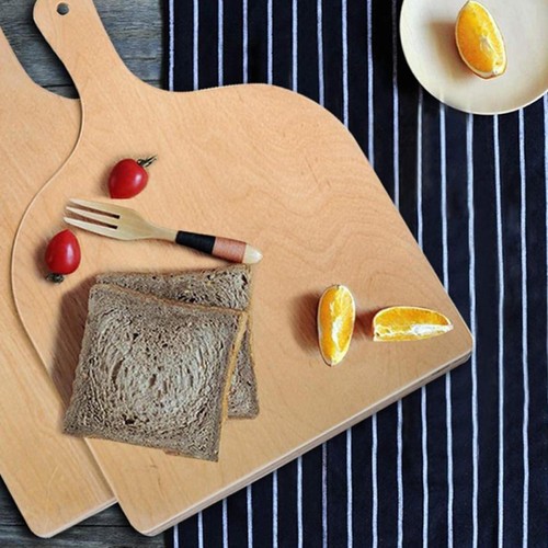 UK NEW Pizza Peel 16 Inch Restaurant-Grade Wooden Pizza Cutting Board HOT - Picture 8 of 10