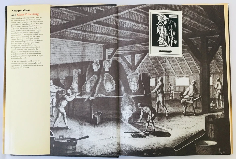Antique Glass and Glass Collecting Book by Frank Davis with Dustcover - Image 3 of 4