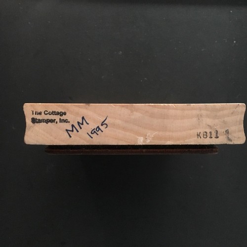 PATRÓN DE VIDRIERAS The Cottage Stamper sello de goma montado en madera - Imagen 3 de 4