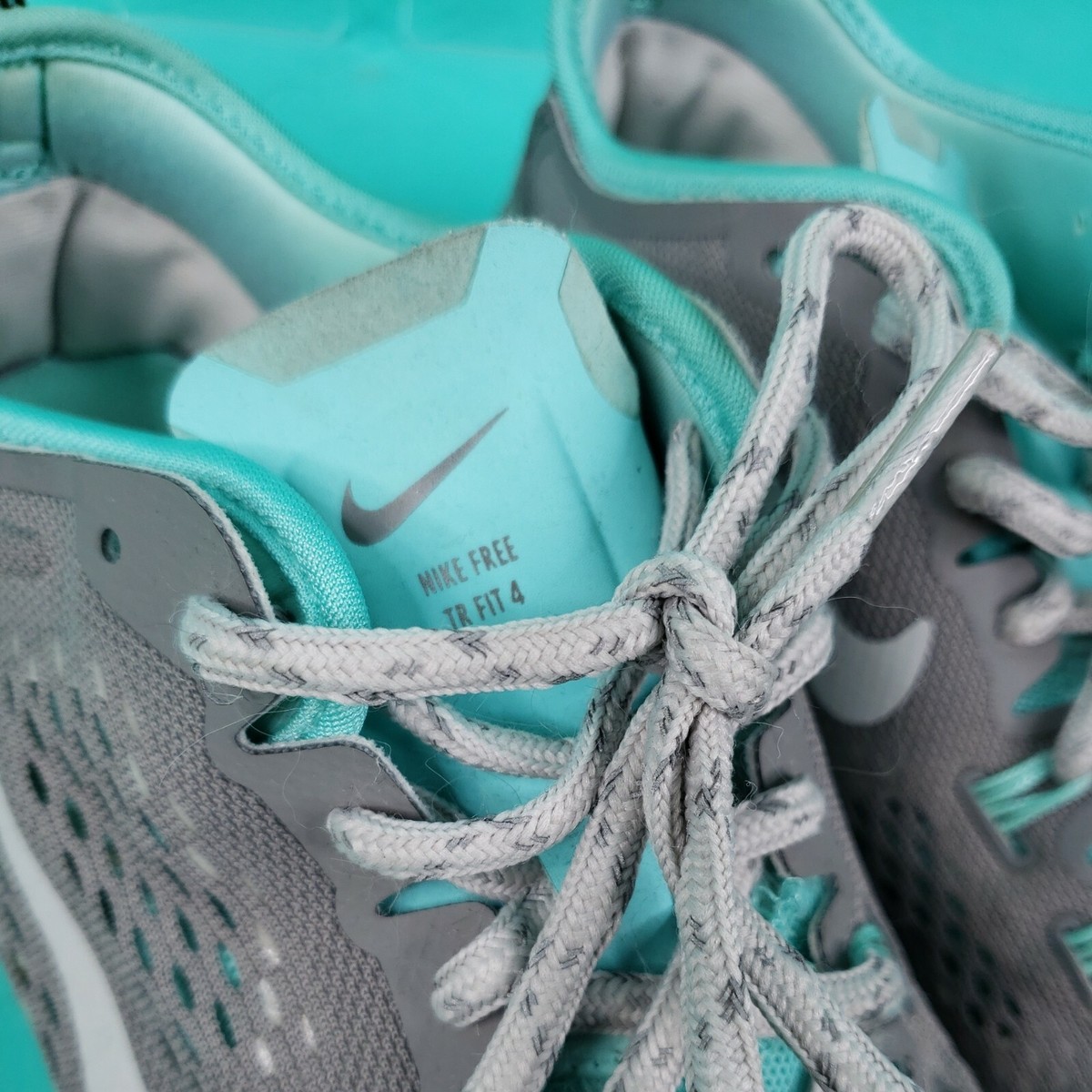 Nike Women's Free 5.0 TR Fit 4 629496-200 Grey Mint Running Shoes
