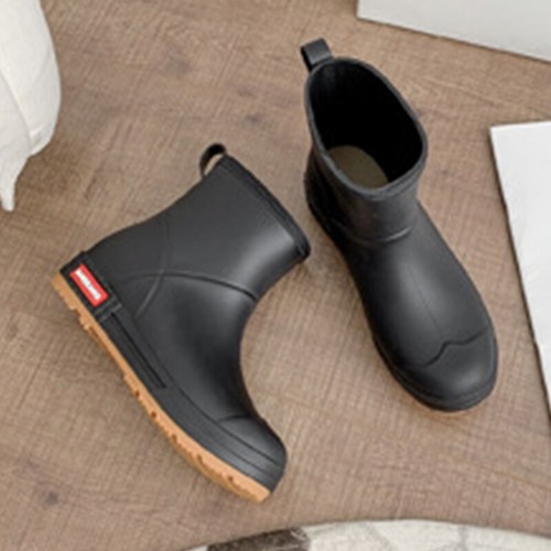 Women Men Wellington Waterproof Rain Boots Womens Mens Casual Outdoor Work - Picture 39 of 63