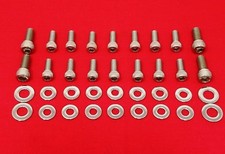 Sbc Chevy Oil Pan Bolts Kit Stainless Steel 283 305 327 350 383 400 Tpi Allen