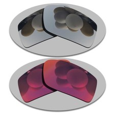 Silver Midnight Sun Replacement Lenses For-Vonzipper Snark Polarized