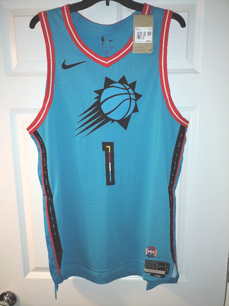 【希少】NEIGHBORHOOD BOOKER 【Msize】 AUTHENTIC Devin Booker Phoenix Suns Nike City Edition Jersey Size