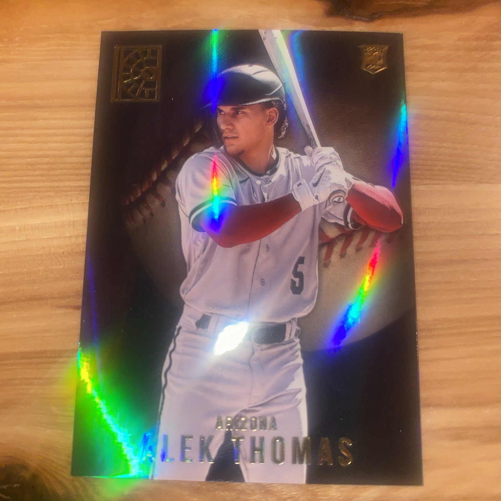 Alek Thomas RC SP 2022 Capstone Rookie Arizona Diamondbacks Parallel O106