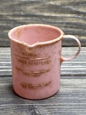 Vintage Norstar Corp Pink Plastic Measuring Cup Pretend Play Cooking 2