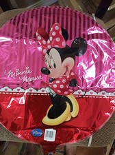 Minnie Mouse Party Supplies Lot of 2- 18" mylar foil balloon helium quality