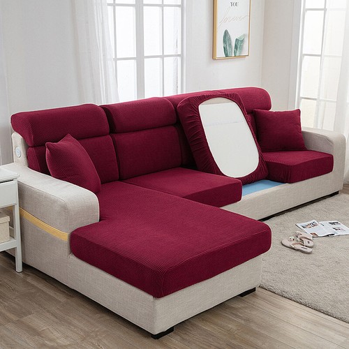 1/2/3 Seater Sofa Seat Covers Stretch Couch Cushion Slipcovers