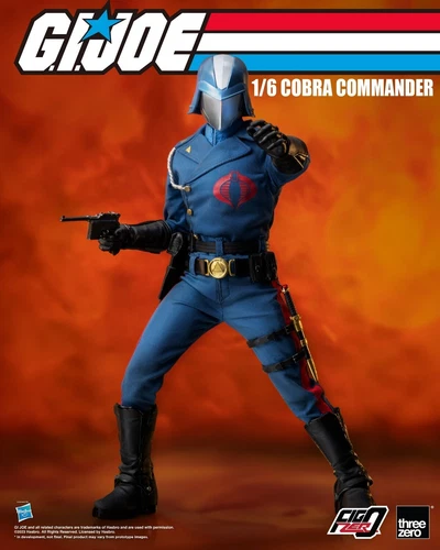 NEW Threezero 3Z03150W0 1/6 G.I. Joe Cobra Commander 12" Action Figure Toy - Picture 14 of 16
