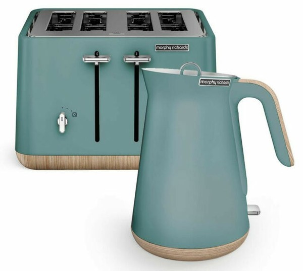 Morphy Richards COMBO100009240009 1.5L Cordless Kettle and 4 Slice Toaster Set for sale online