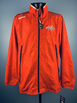 Men's Washington Capitals Reebok Center Ice Performance Windbreaker Jacket XL