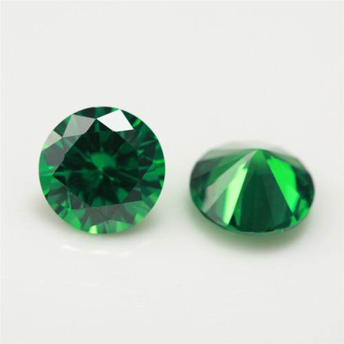 0,8~10,0 mm colore verde rotondo AAAAA sciolto cz pietra pietra zirconio cubico - Foto 4 di 5