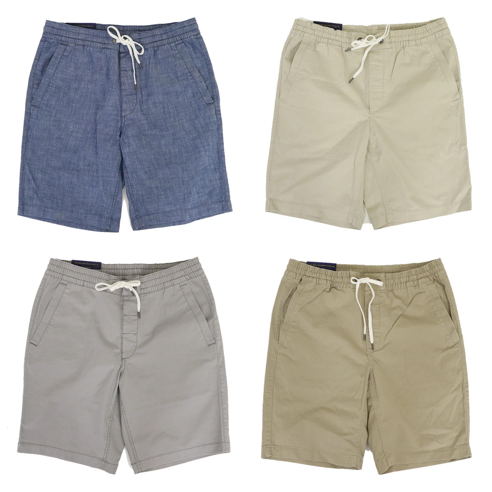 Polo Ralph Lauren Drawstring Classic Shorts with pony — 4 color options —