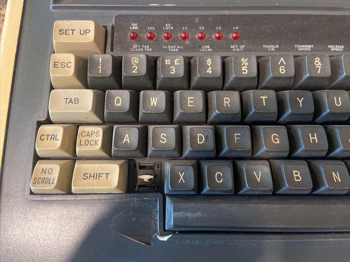 Philips NC 8700 817 Keyboard Vintage (for PM 4422 Computer) 1982 PMDS Metal Rare