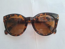 Kenneth Jay Lane Womens Tortoise Sunglasses